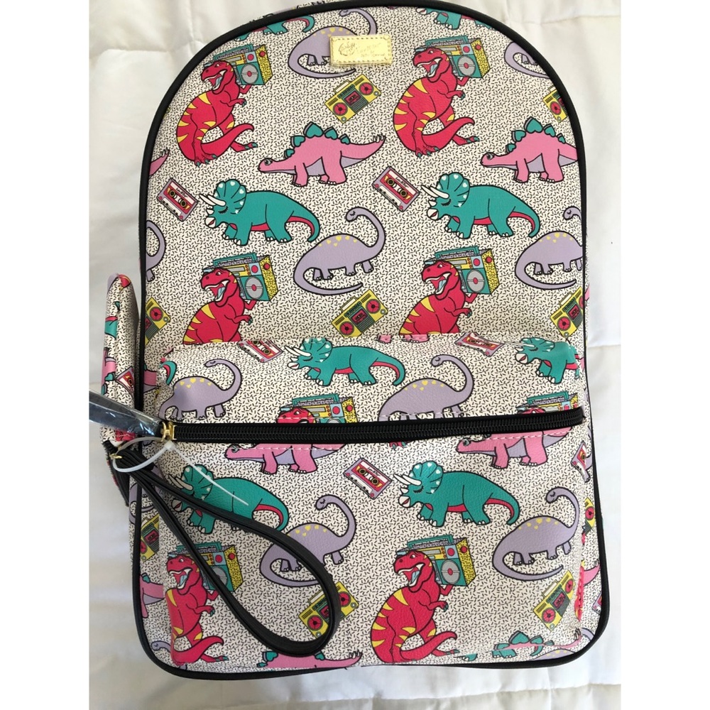 NWT Betsey Johnsson dinosaur backpack